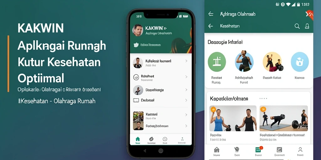 Antarmuka aplikasi KAKWIN yang intuitif dan mudah digunakan.